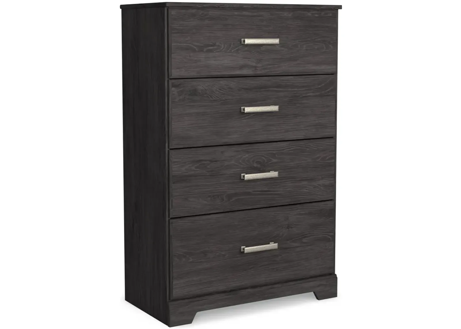 Belachime - Charcoal - Four Drawer Chest