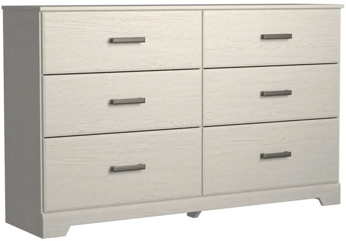 Stelsie - White - Six Drawer Dresser