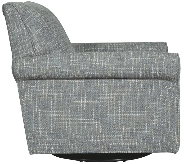 Renley - Ash - Swivel Glider Accent Chair