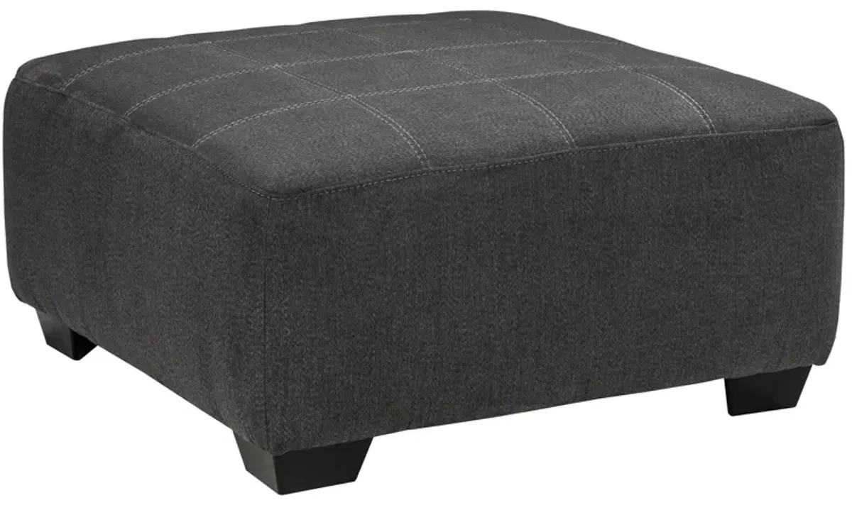 Ambee - Slate - Oversized Accent Ottoman