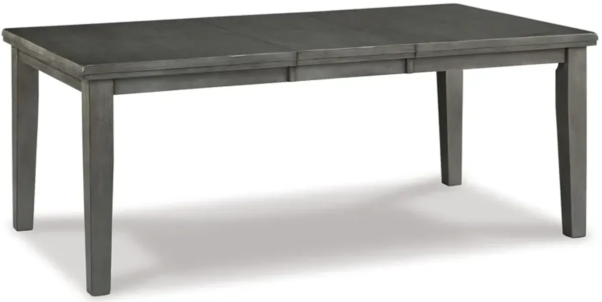 Hallanden - Rectangular Dining Room Butterfly Extension Table - Gray