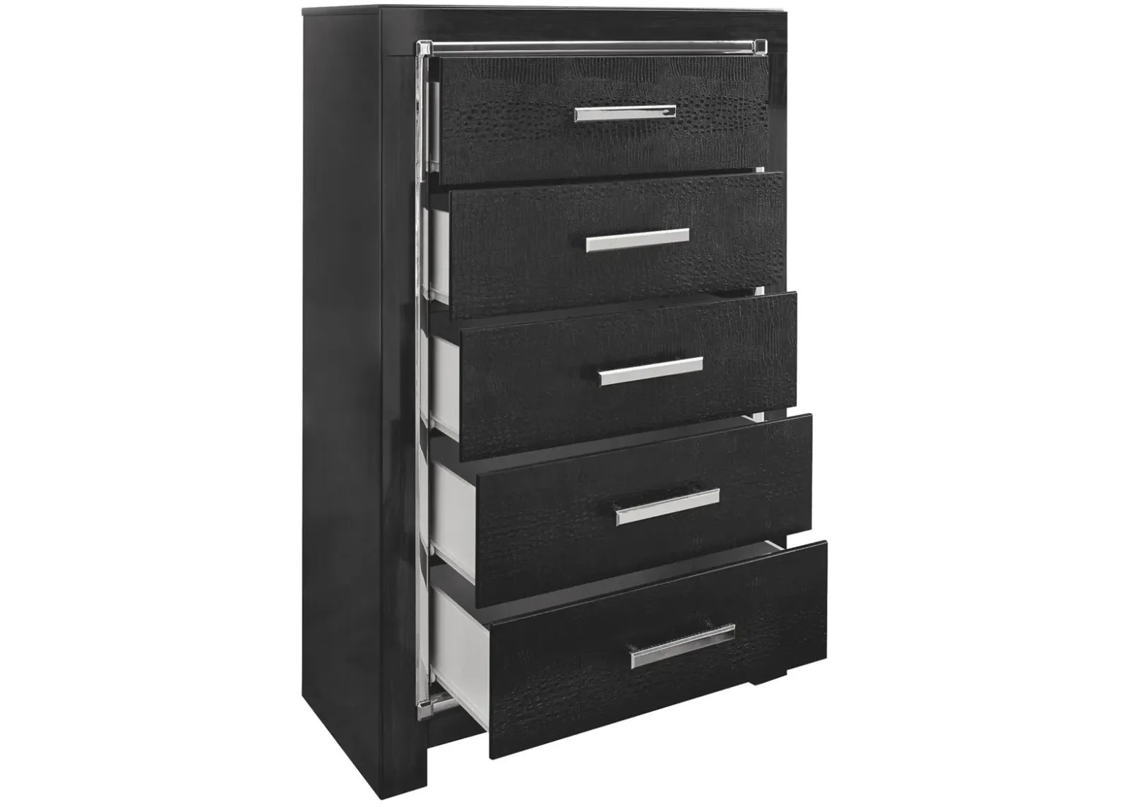 Kaydell - Black - Five Drawer Chest