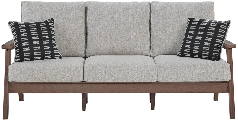 Emmeline - Brown / Beige - Sofa With Cushion