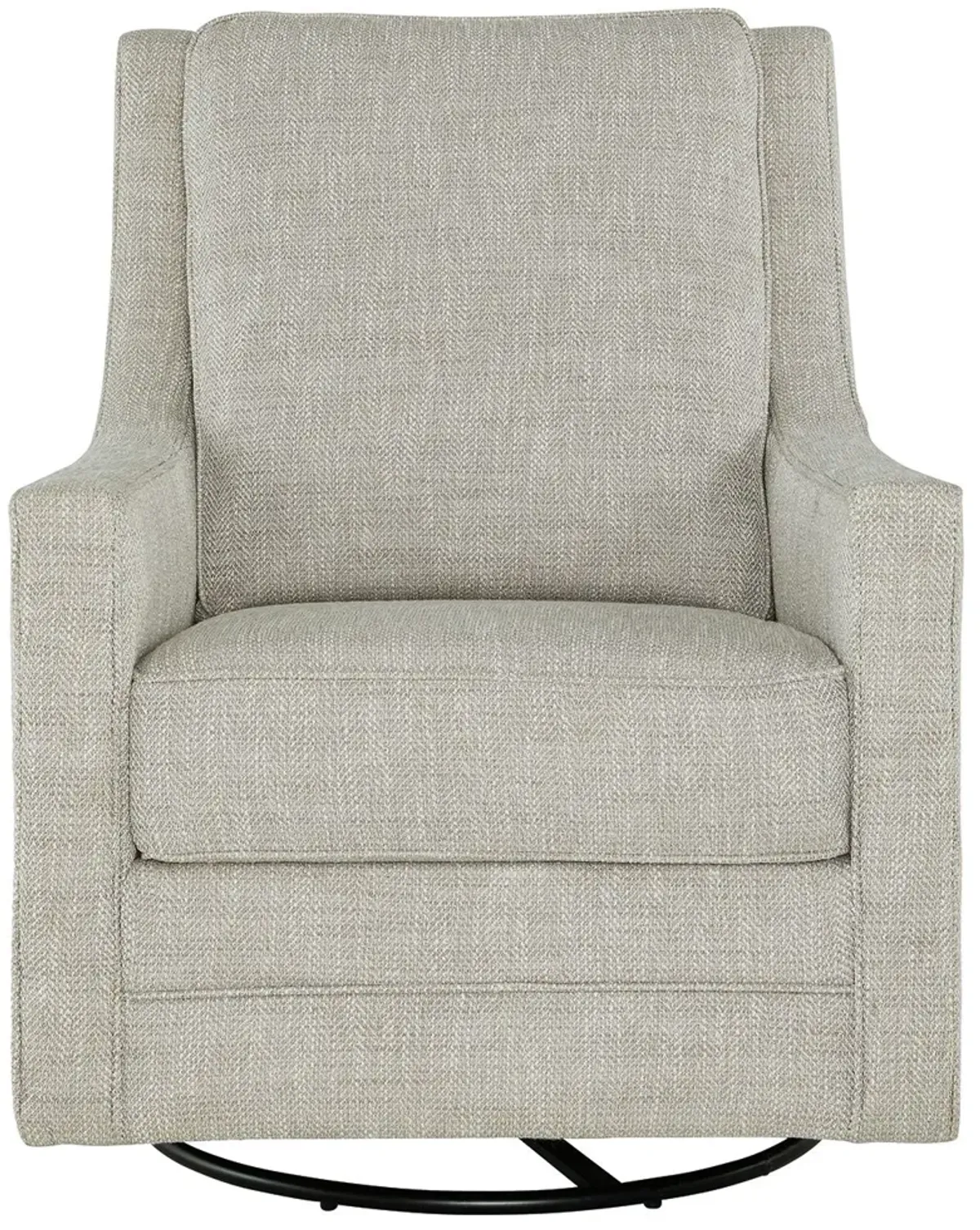 Kambria - Fog - Swivel Glider Accent Chair