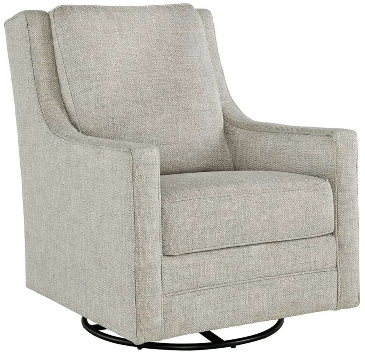 Kambria - Fog - Swivel Glider Accent Chair