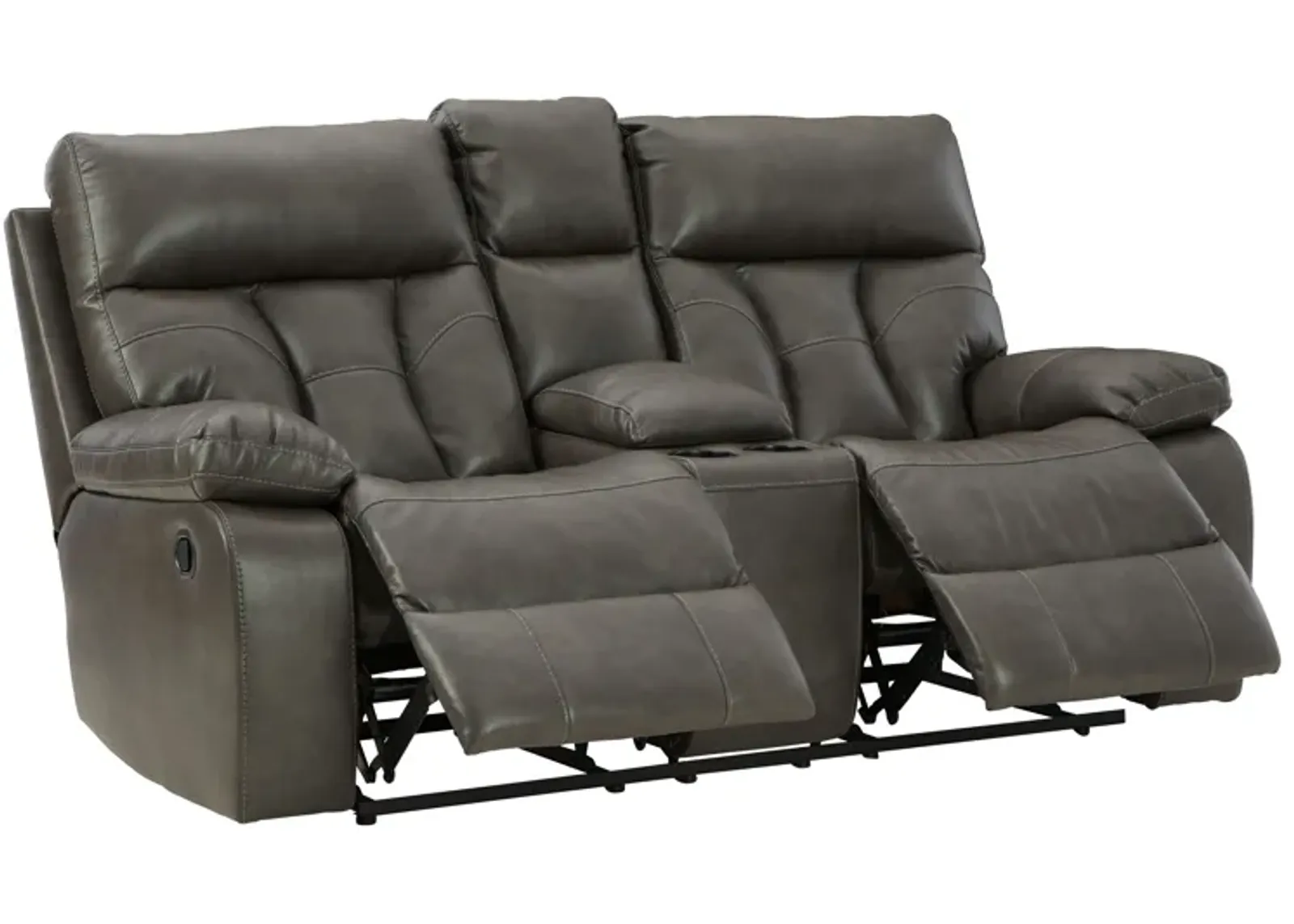 Willamen - Quarry - Dbl Rec Loveseat W/Console