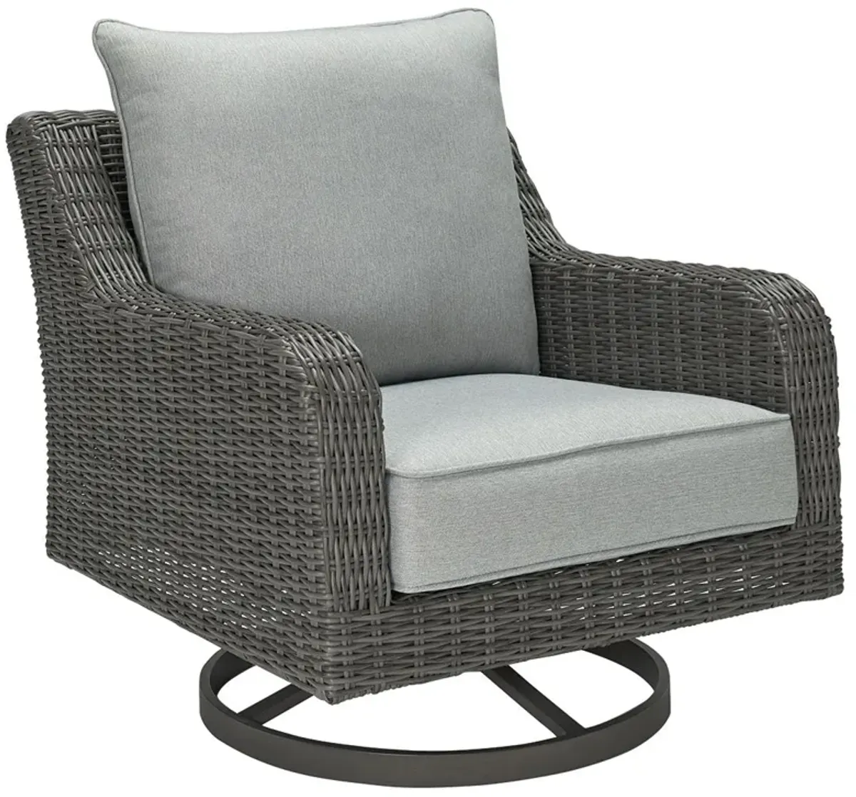 Elite Park - Gray - Swivel Lounge W/ Cushion