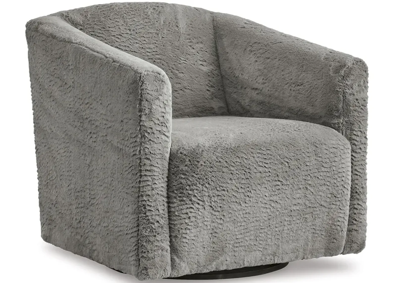 Bramner - Charcoal - Swivel Accent Chair