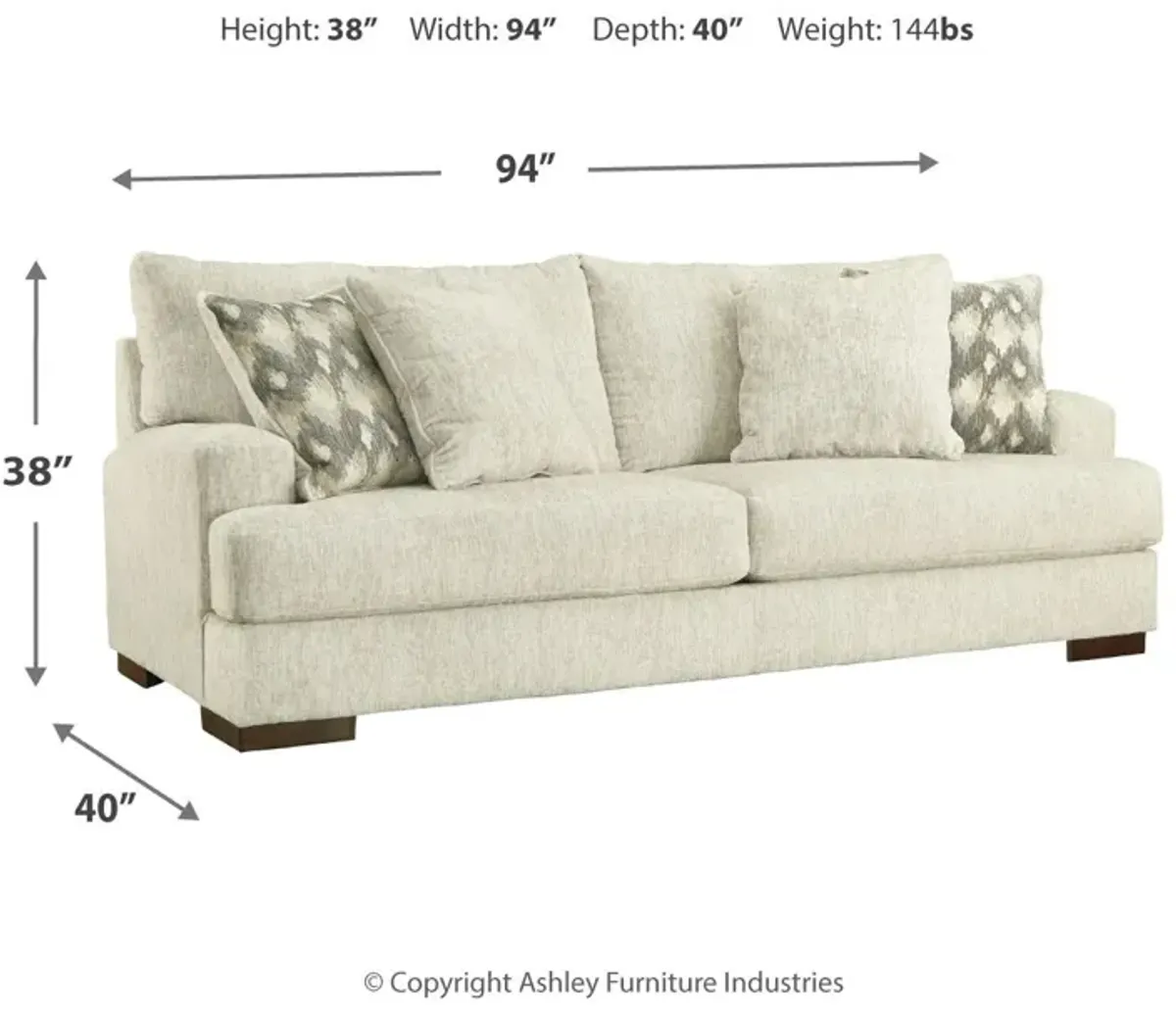 Caretti - Parchment - Sofa