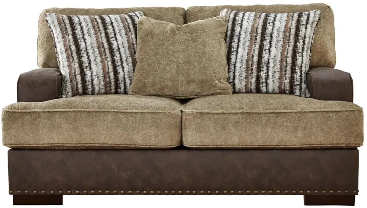 Alesbury - Chocolate - Loveseat