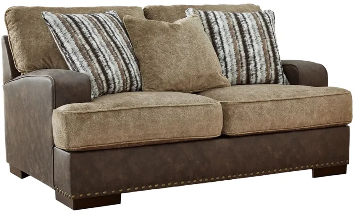 Alesbury - Chocolate - Loveseat