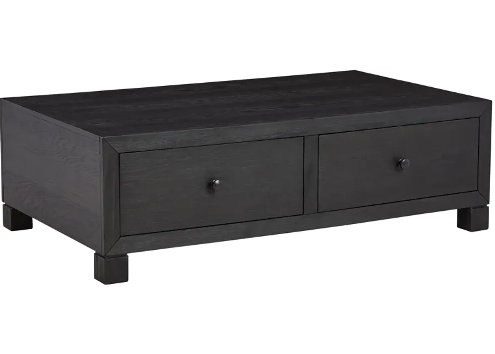 Foyland - Black - Cocktail Table With Storage