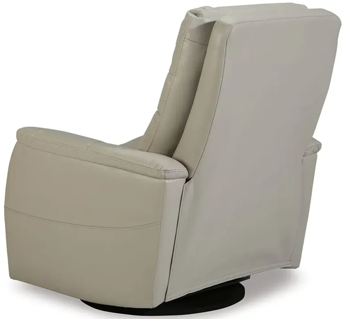 Riptyme - Dove Gray - Swivel Glider Recliner