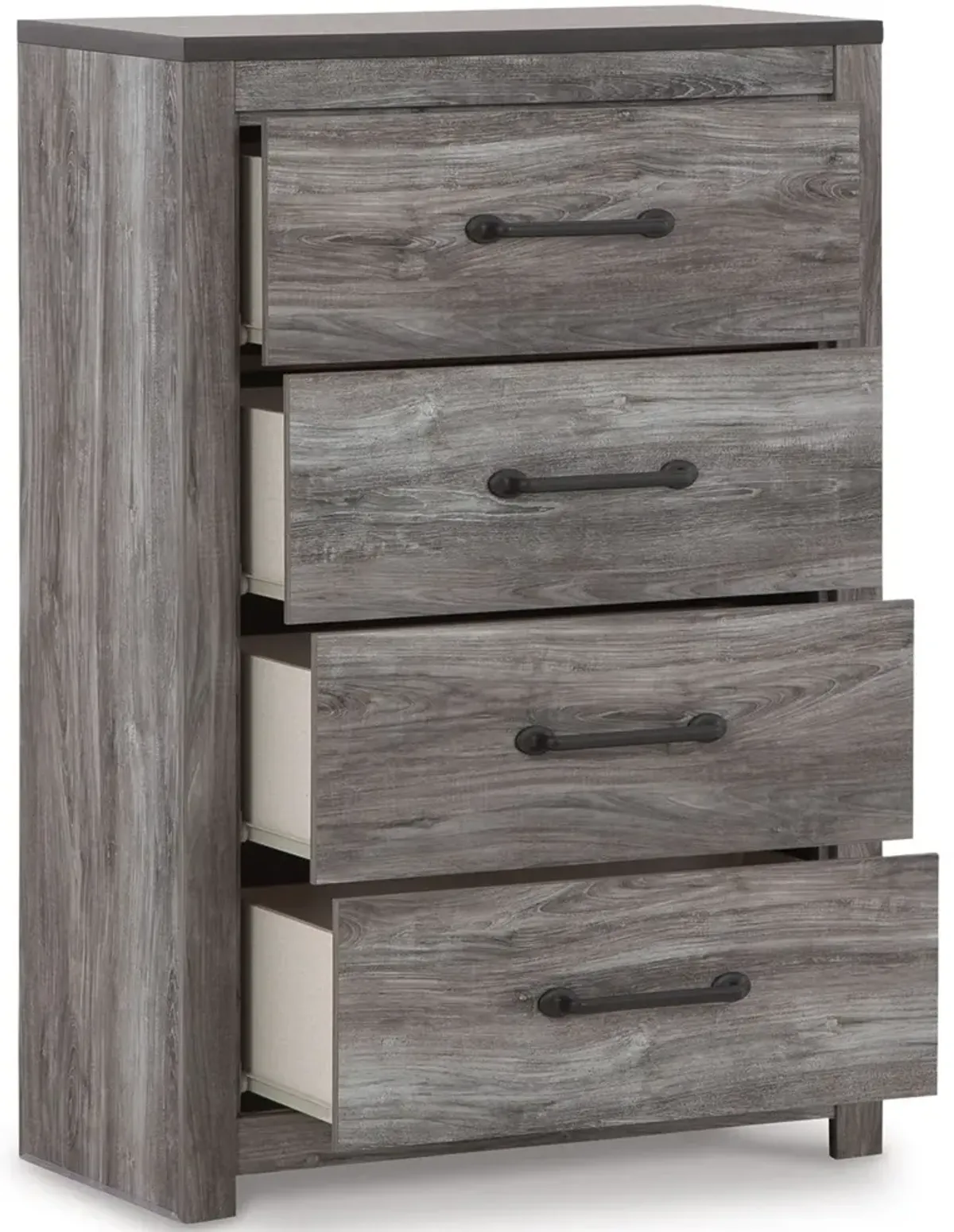 Bronyan - Four Drawer Chest - Dark Gray