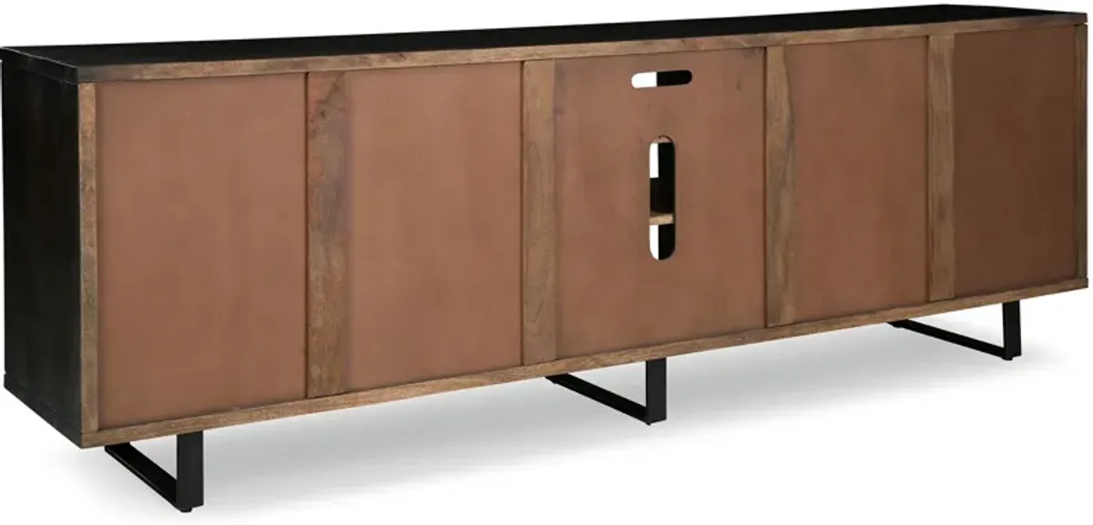 Bellwick - Natural / Brown - Accent Cabinet