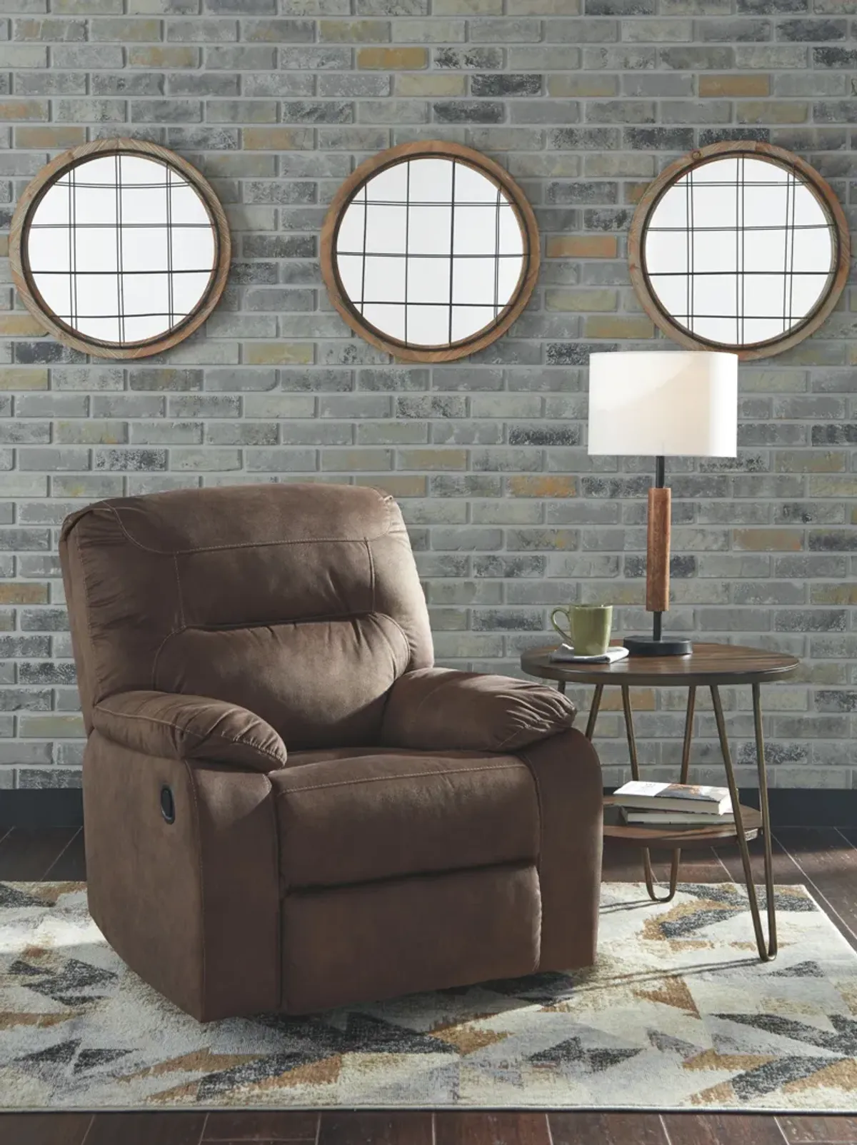 Bolzano - Coffee - 3 Pc. - Reclining Sofa, Loveseat, Rocker Recliner