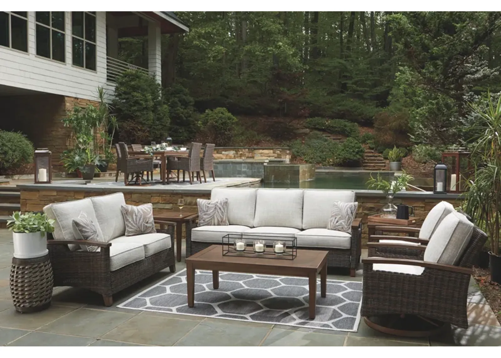 Paradise Trail - Medium Brown - 3 Pc. - Lounge Set