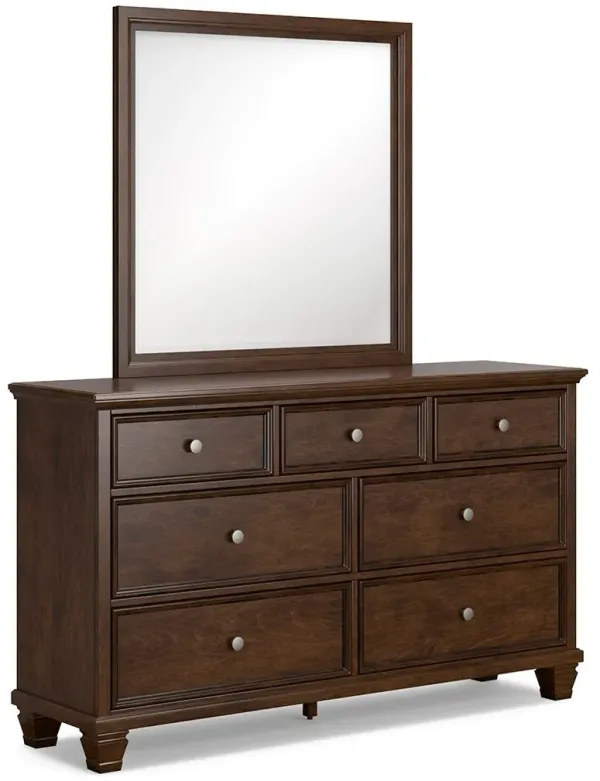 Danabrin - Brown - Dresser And Mirror