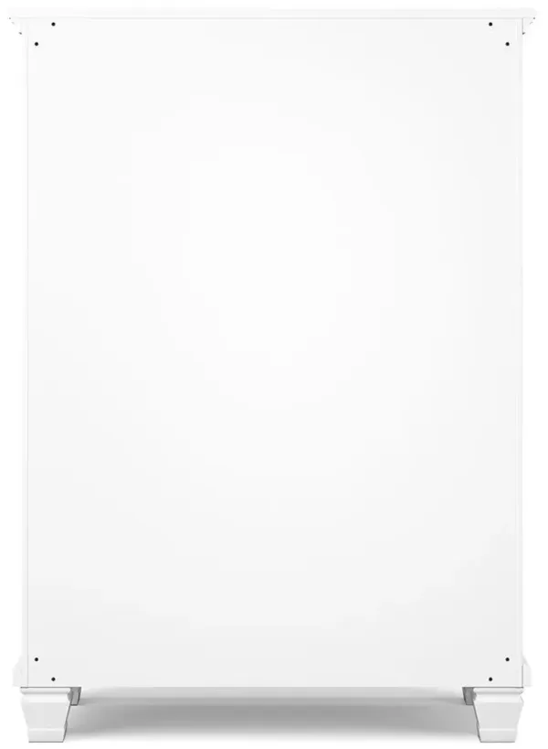 Fortman - White - Five Drawer Chest