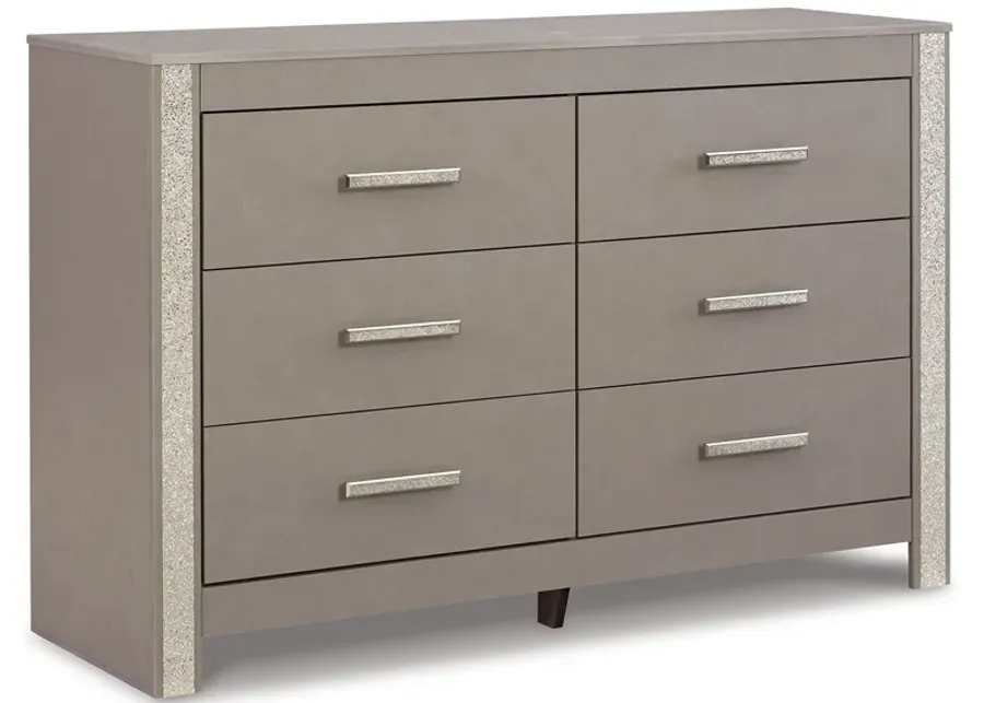 Surancha - Gray - Six Drawer Dresser