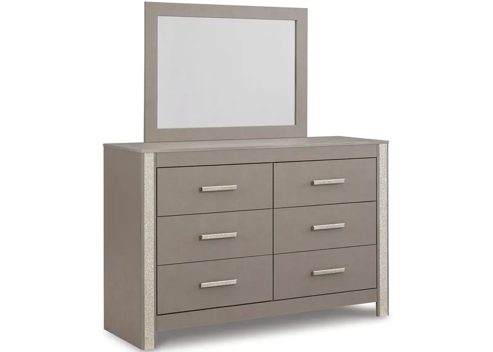 Surancha - Gray - Dresser And Mirror