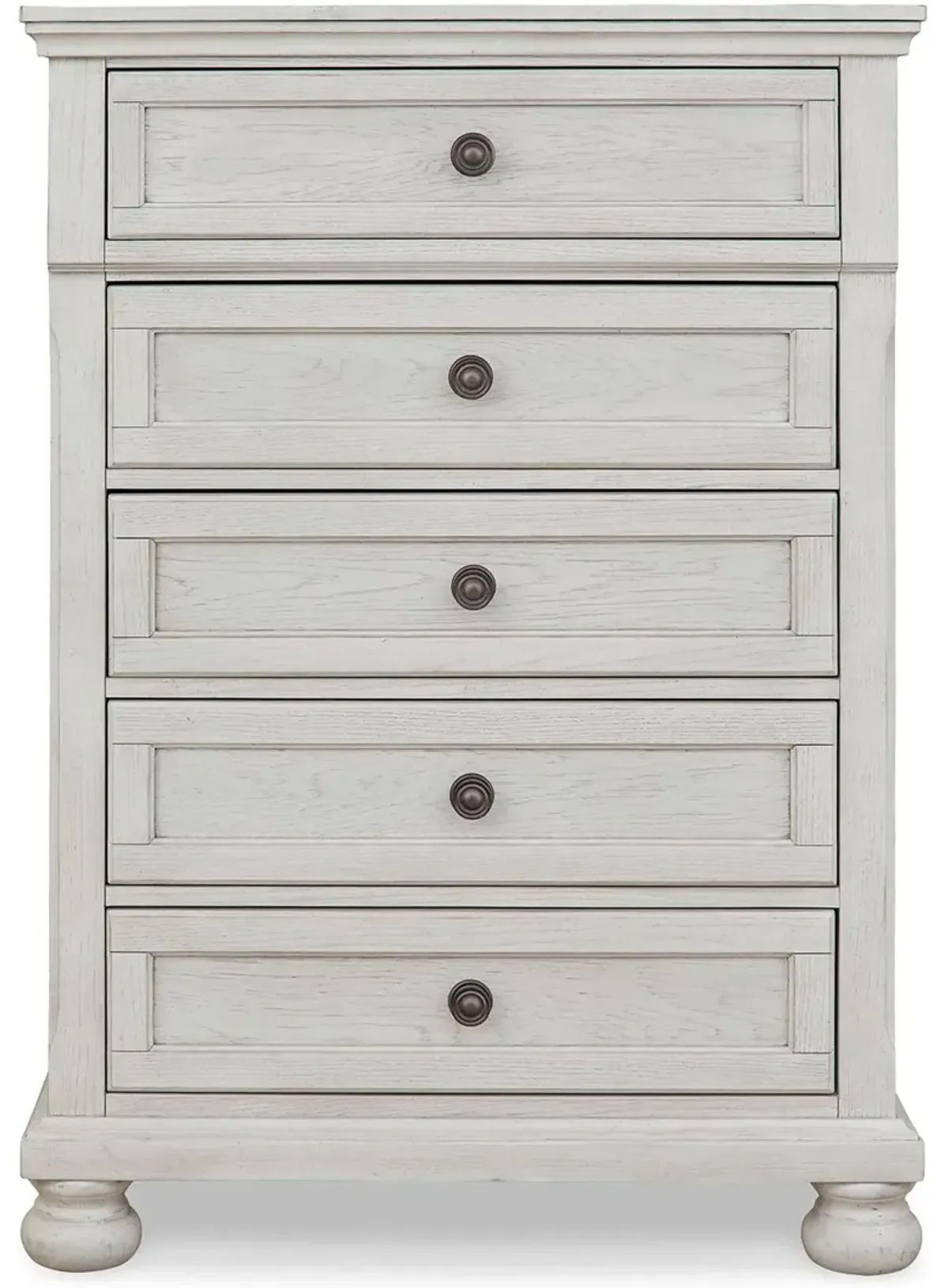 Robbinsdale - Antique White - Five Drawer Chest - Youth