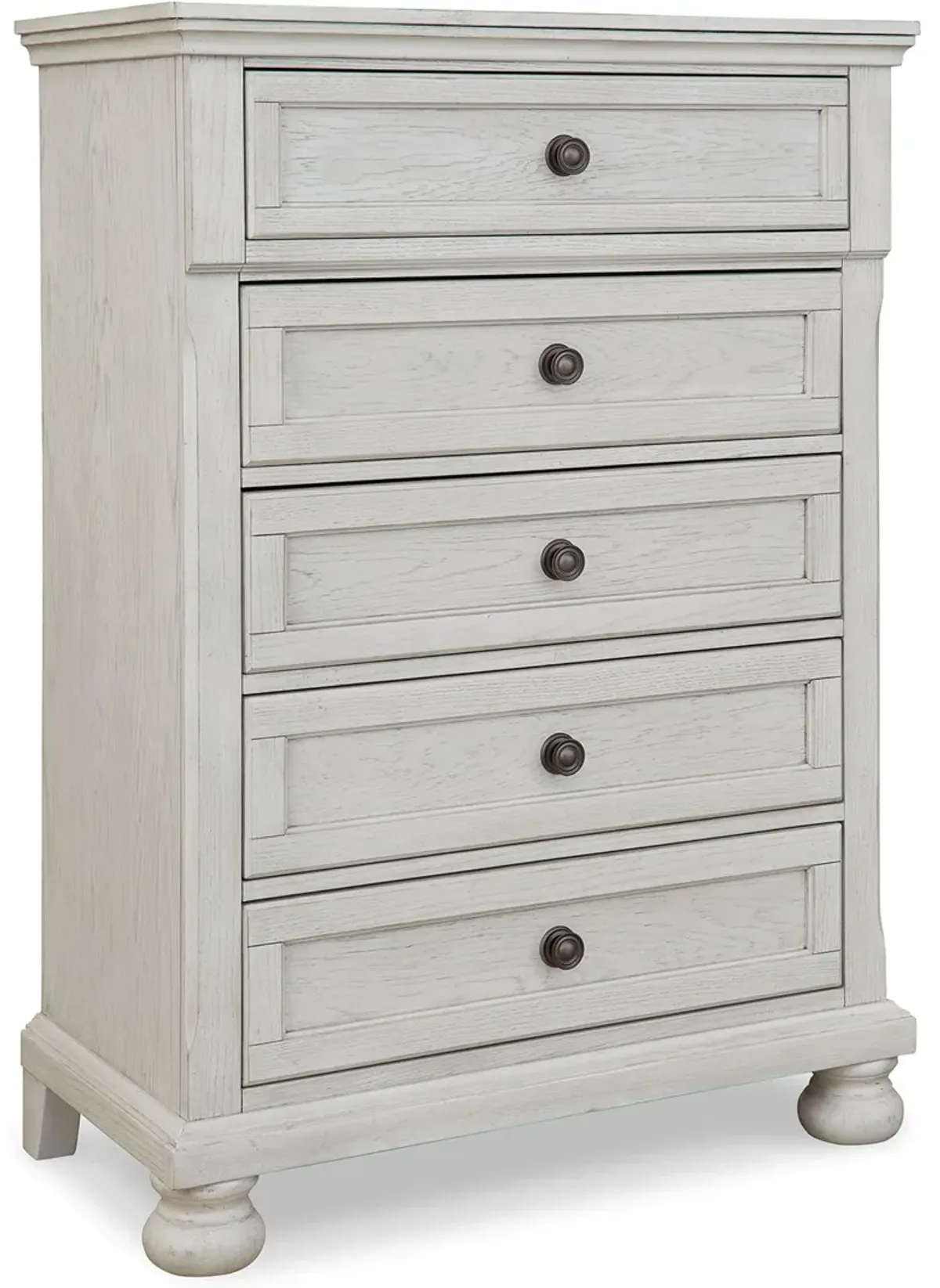 Robbinsdale - Antique White - Five Drawer Chest - Youth