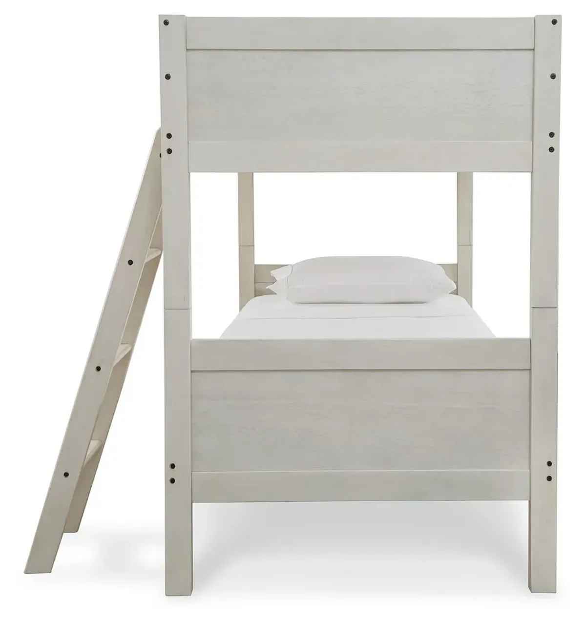 Robbinsdale - Antique White - Twin/twin Bunk Bed W/Ladder