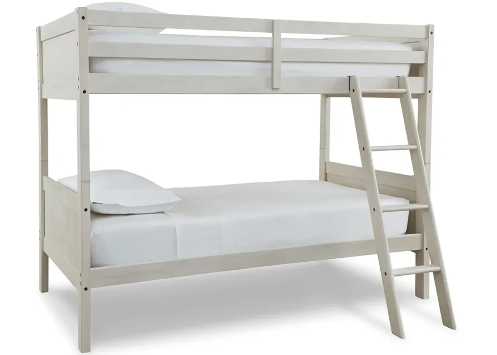 Robbinsdale - Antique White - Twin/twin Bunk Bed W/Ladder