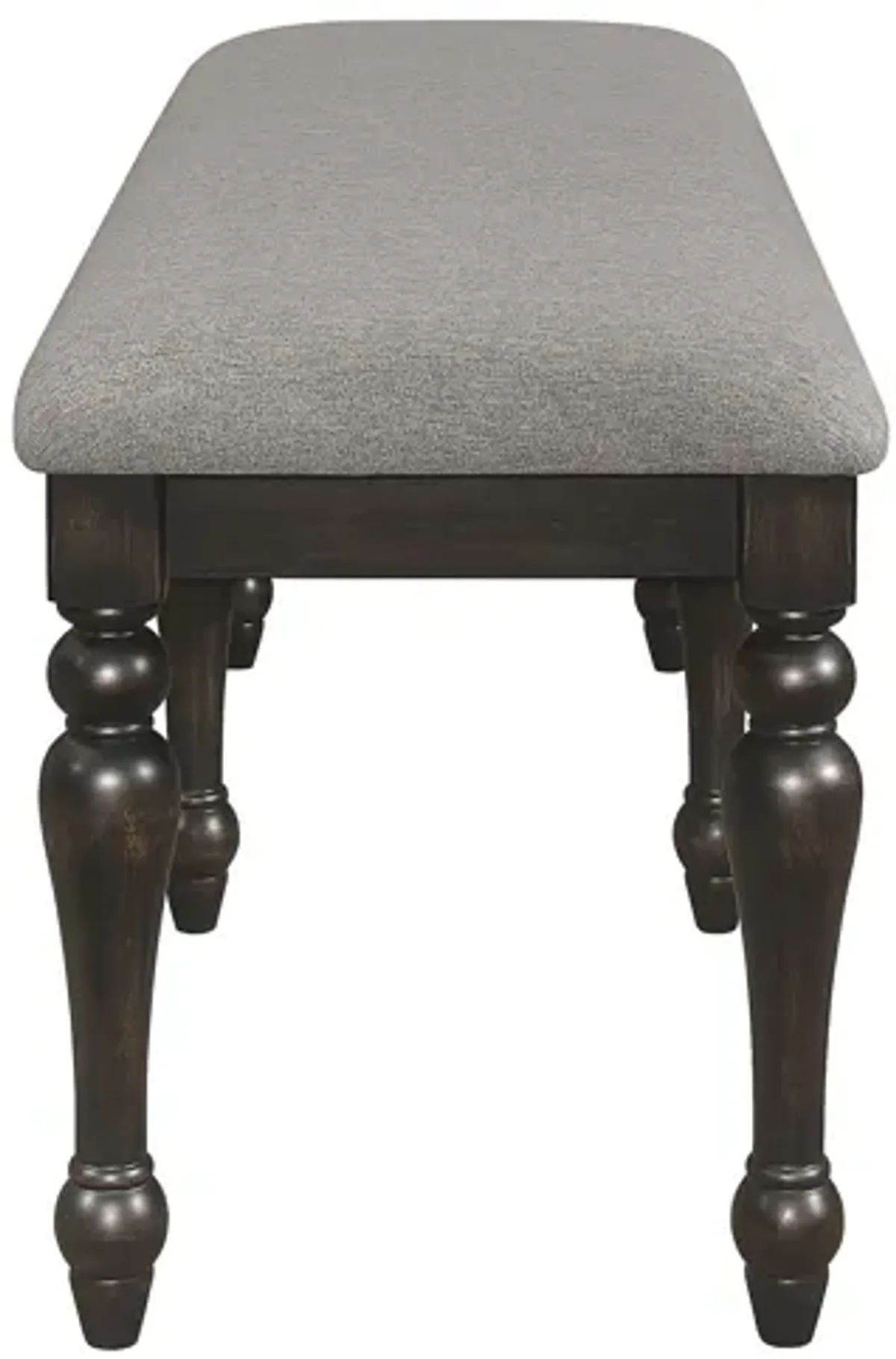 Hilara - Bench - Gray & Charcoal