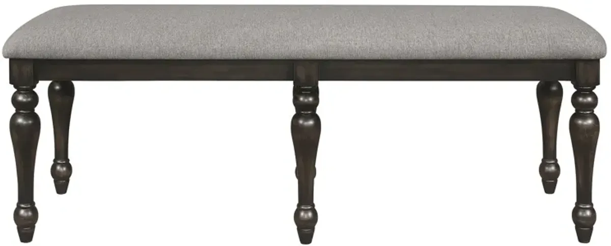 Hilara - Bench - Gray & Charcoal