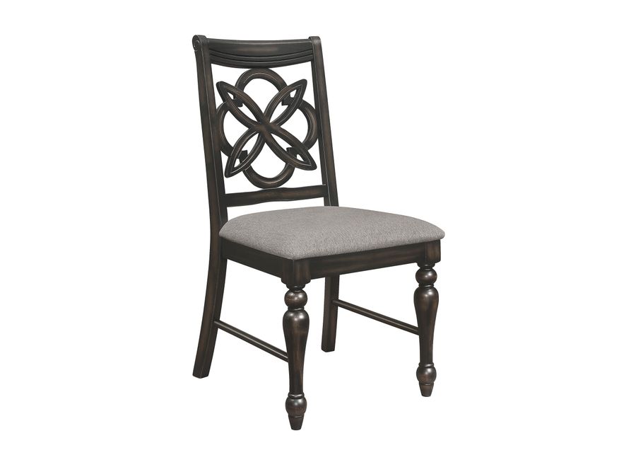 Hilara - Side Chair (Set of 2) - Dark Brown