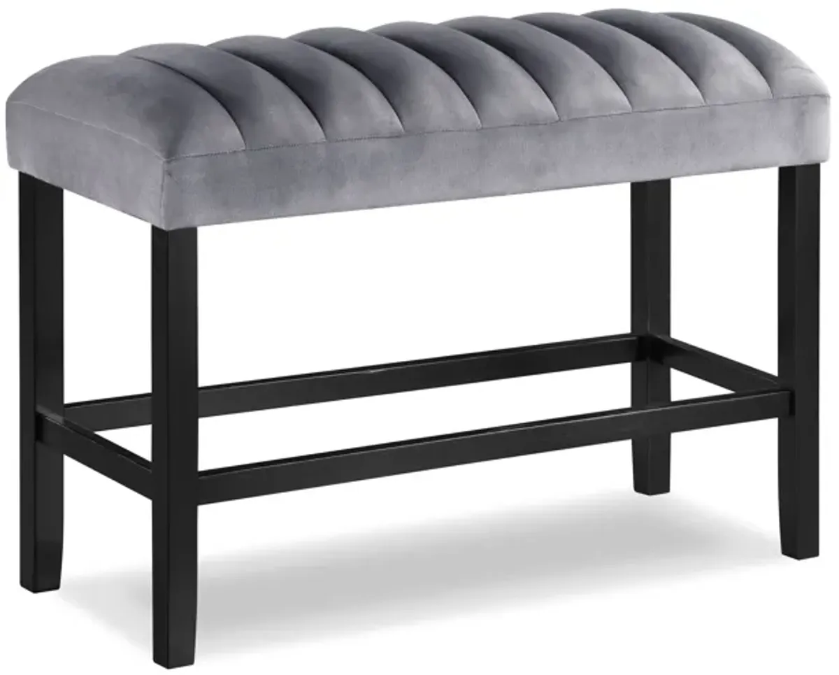 Pascal - Dining High Bench - Gray