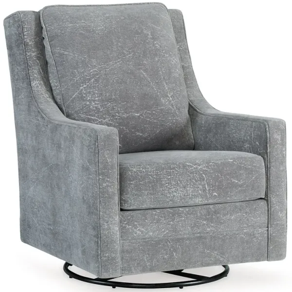Kambria - Ash - Swivel Glider Accent Chair
