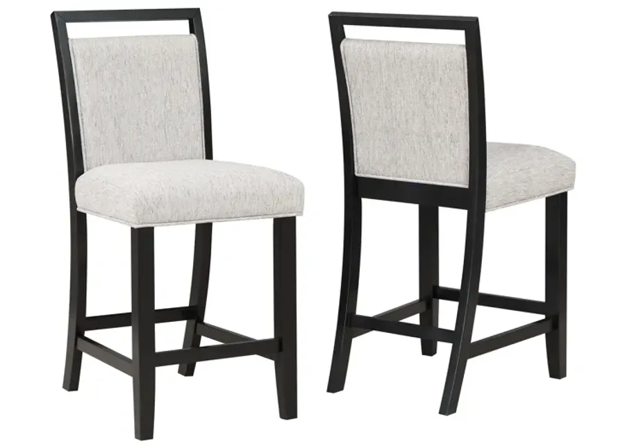 Dary - Counter Height Dining Chair (Set of 2) - White