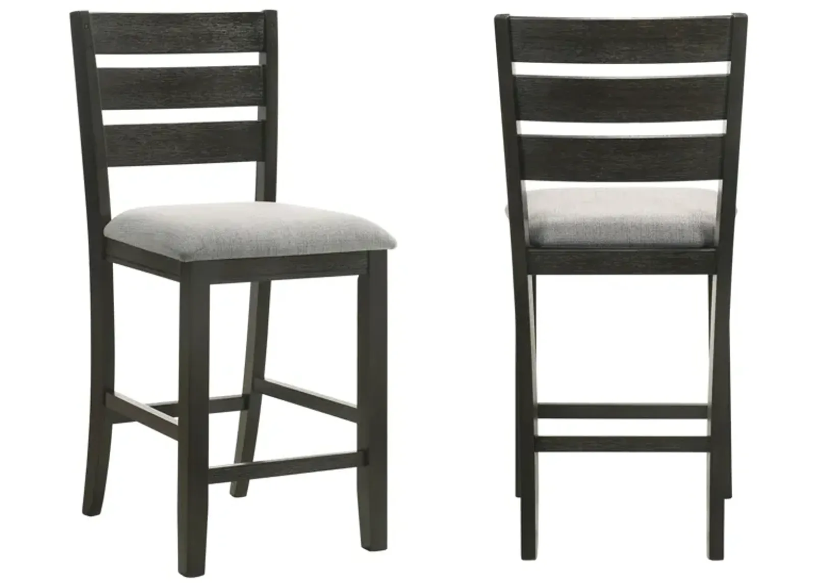 Bardstown - Counter Chair (Set of 2) - Wheat Charcoal