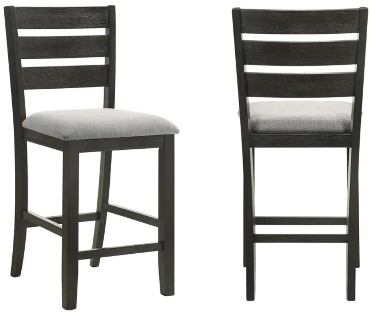 Bardstown - Counter Chair (Set of 2) - Wheat Charcoal