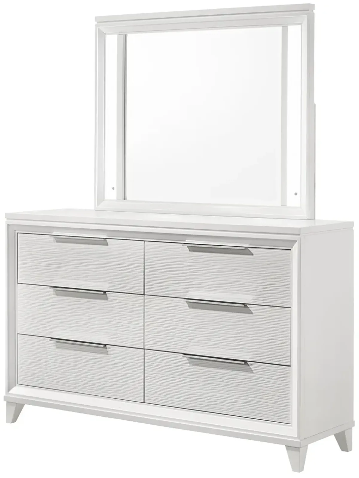 Cressida - Dresser And Mirror - White