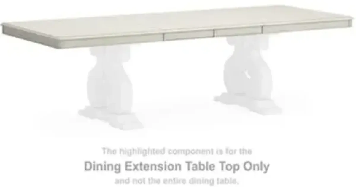 Arlendyne - Antique White - Rect Drm Extension Table Top