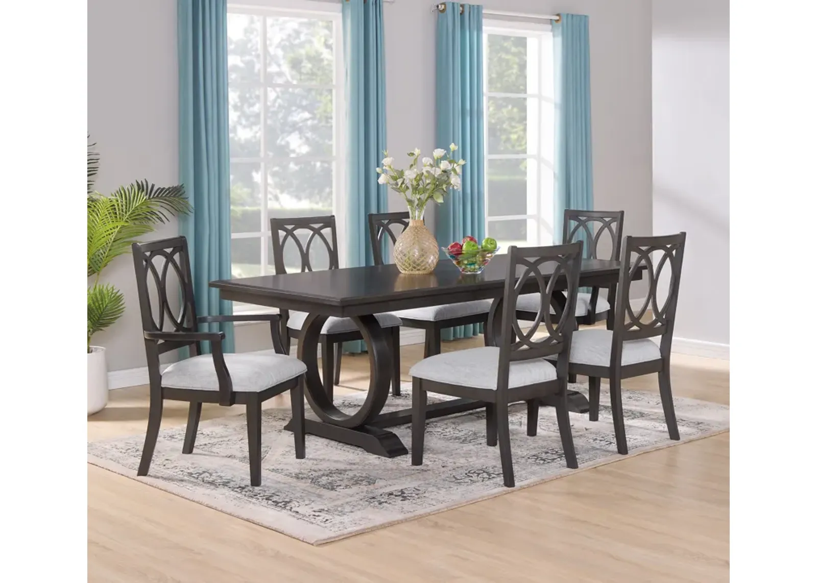 Buchanan - Dining Table (1 X 18 Leaf) - Dark Brown