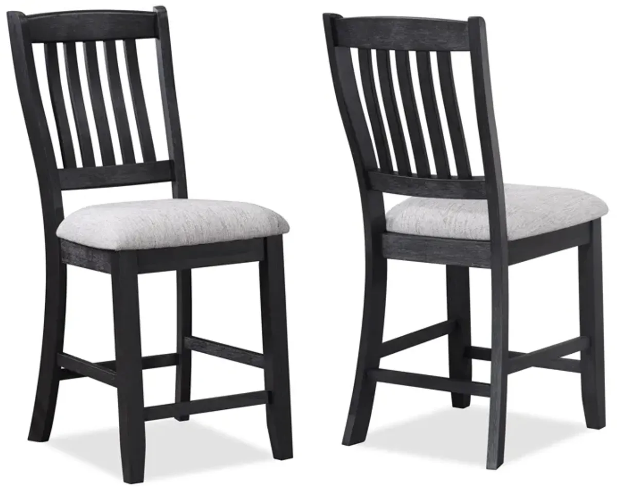 Buford - Counter Height Chair (Set of 2) - Light Gray