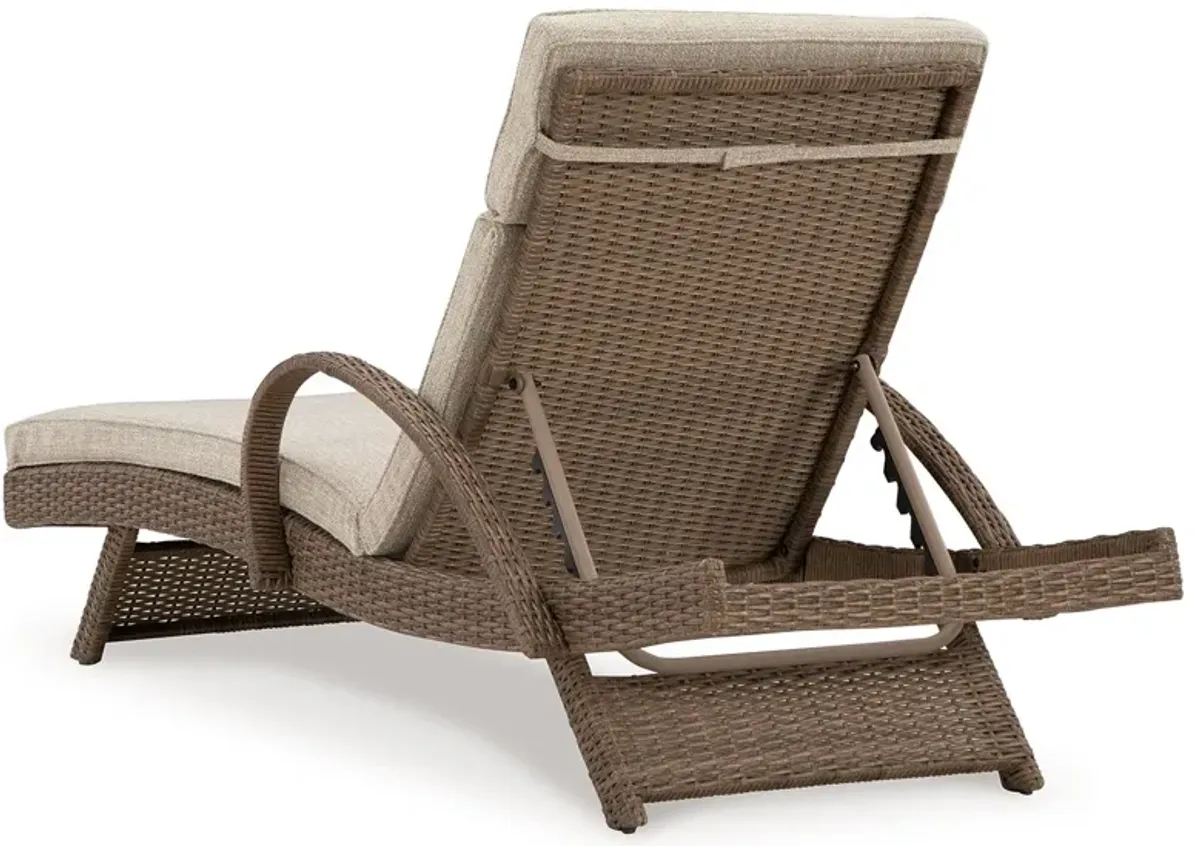 Beachcroft - Beige - Chaise Lounge With Cushion