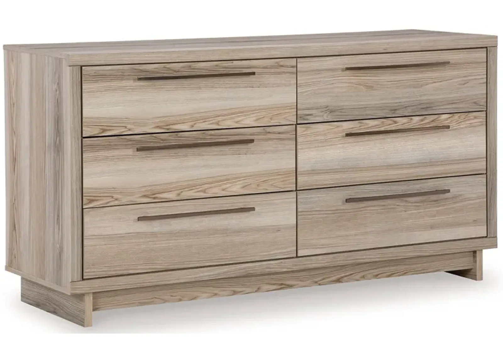 Hasbrick - Tan - Six Drawer Dresser