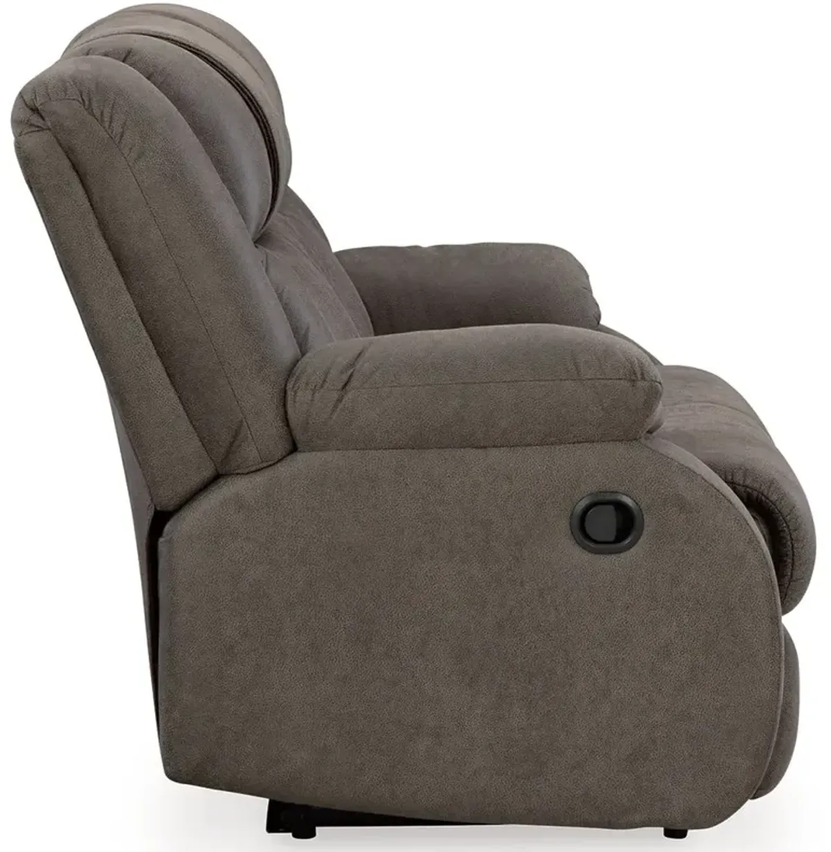 First Base - Gunmetal - Reclining Loveseat