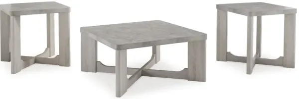 Garnilly - Occasional Table Set (Set of 3) - Whitewash