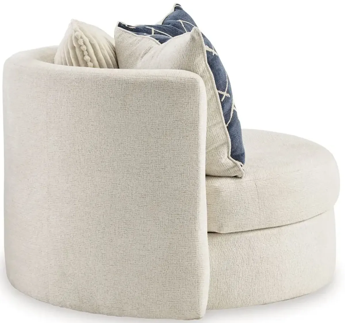 Padova - Ivory - Swivel Accent Chair