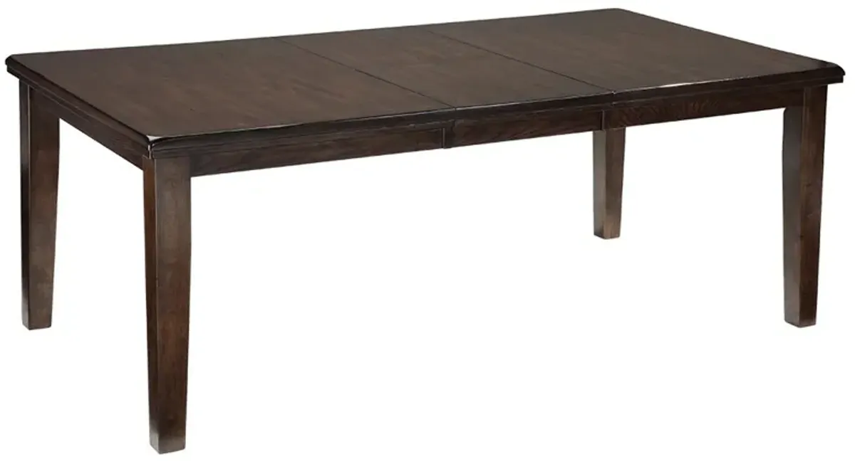 Haddigan - Dark Brown - Rectangular Dining Room Extension Table