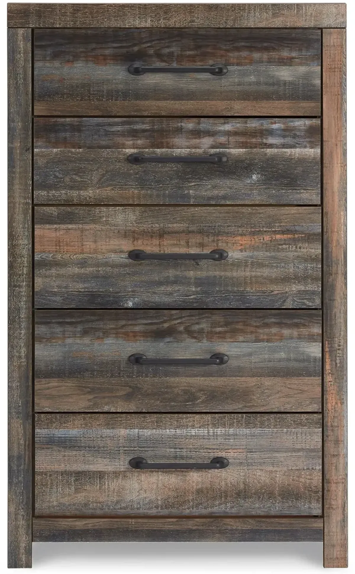 Drystan - Five Drawer Chest - Brown / Beige