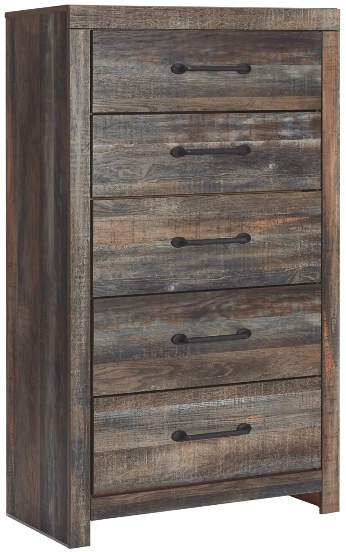 Drystan - Brown / Beige - Five Drawer Chest