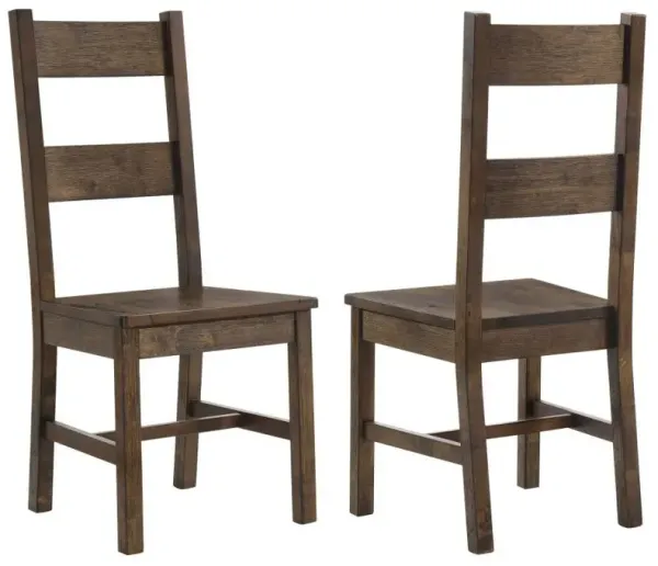 Coleman - Dining Side Chair (Set of 2) - Rustic Golden Brown